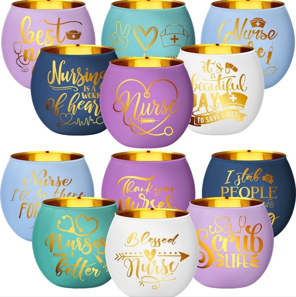 Nurse Appreciation Gifts Candle Holders Set Of 12 Brand New